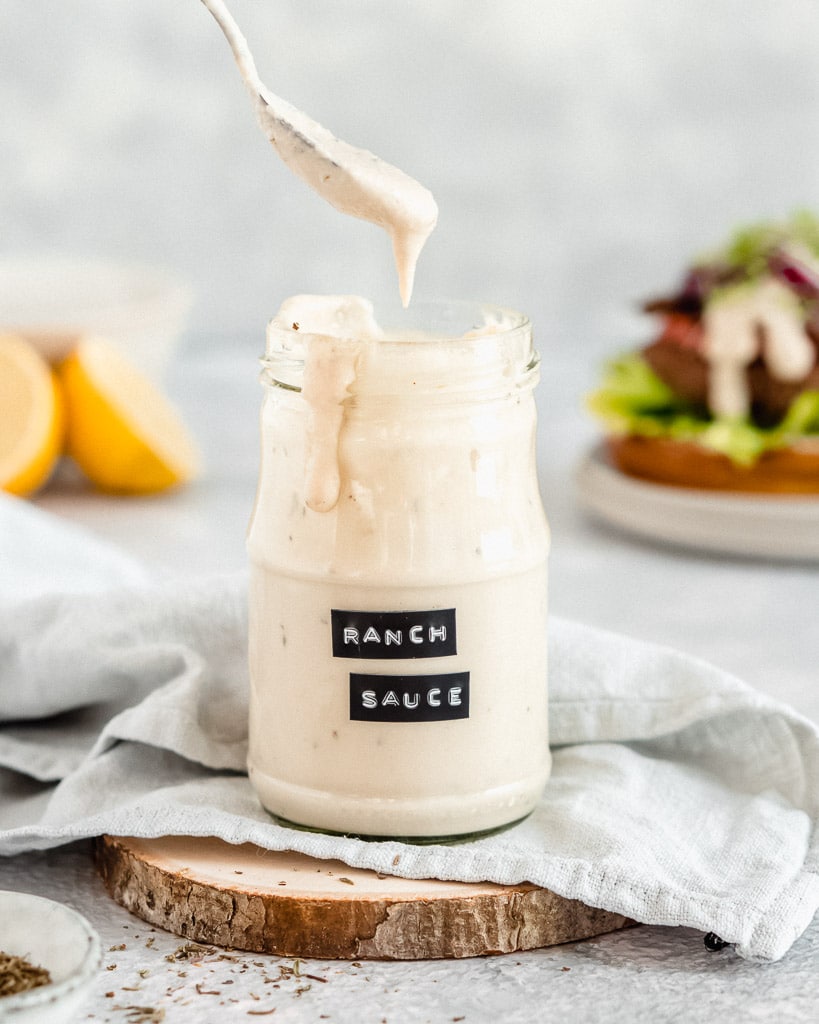 Homemade Vegan Ranch Sauce by wholefoodsoulfoodkitchen.com
