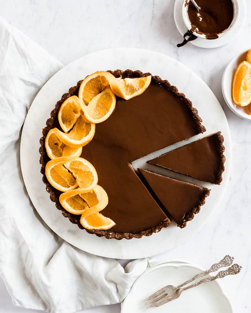 chocolate orange cheesecake 