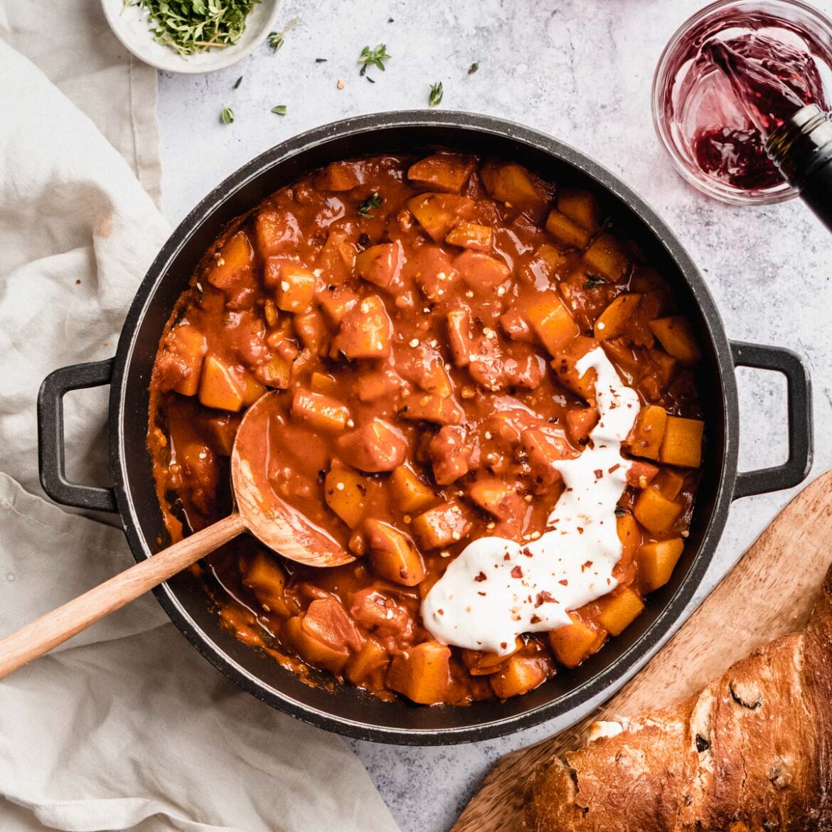 Easy Potato Goulash (Authentic Austrian Recipe) Wholefood Soulfood