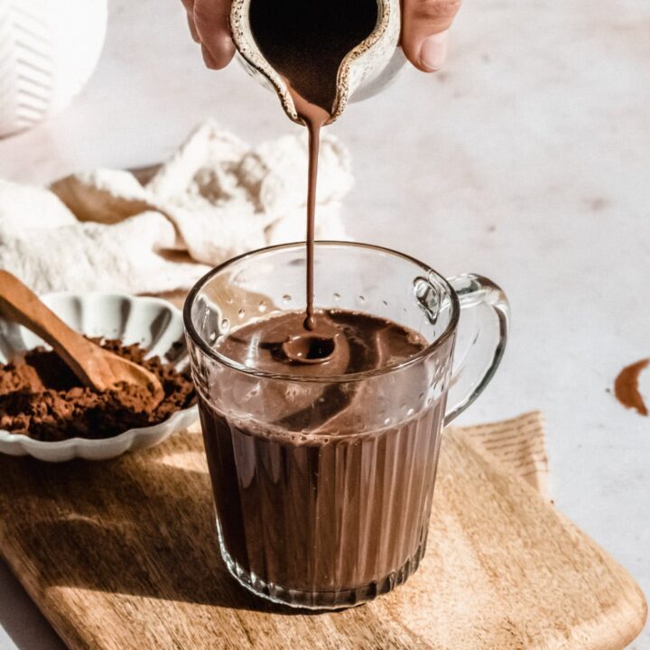 Oat Milk Hot Chocolate (Vegan) Wholefood Soulfood Kitchen