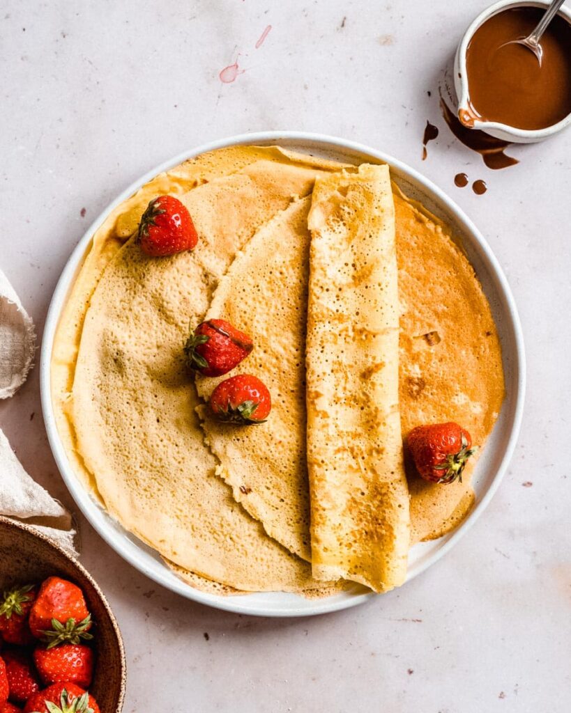 Mil Crepes Almond Milk Crepes (easy & dairy-free) - Wholefood Soulfood Kitchen