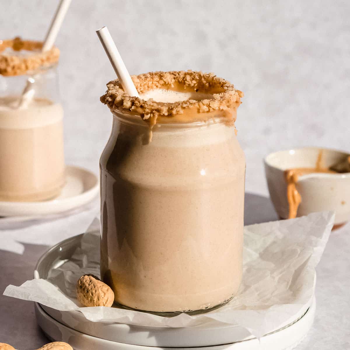 Top 39+ imagen peanut butter smoothie no banana