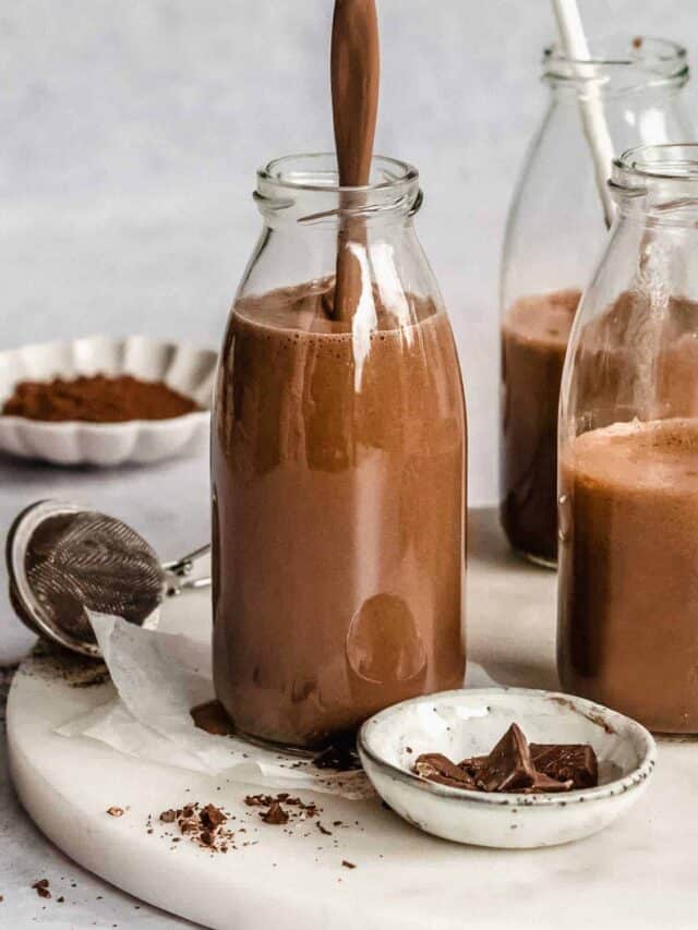 Healthy Chocolate Milk With Cocoa Powder Wholefood Soulfood Kitchen I