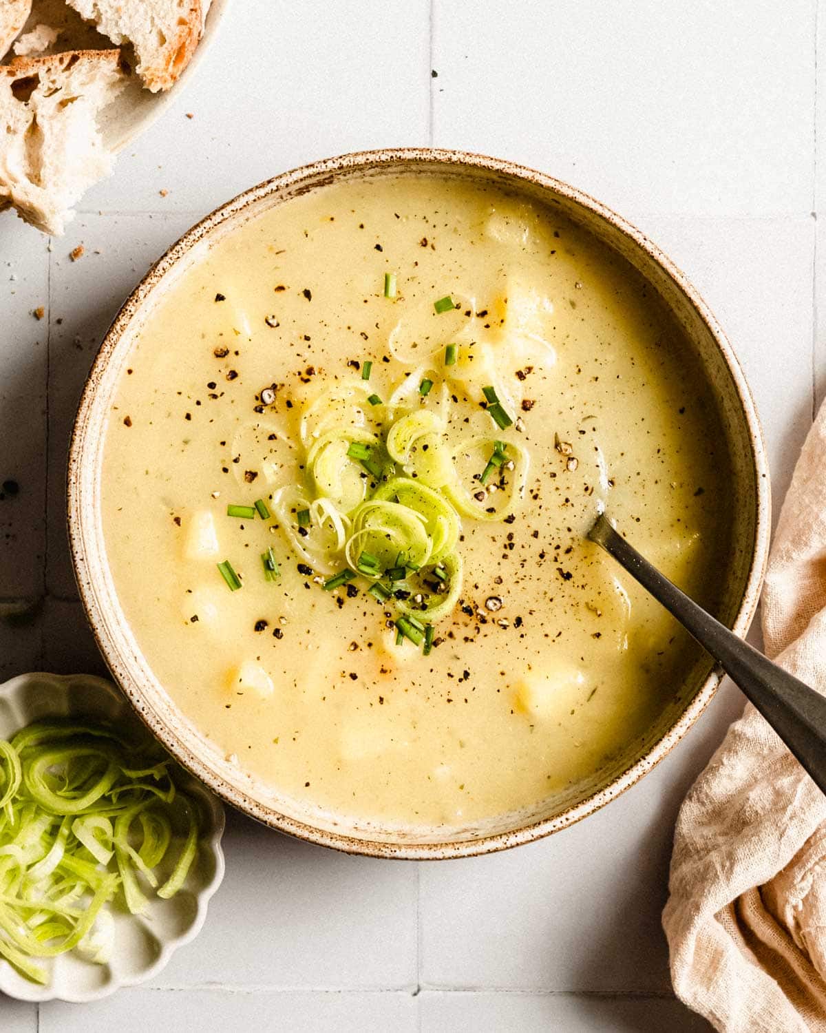 Leek And Potato Soup No Cream Wholefood Soulfood Kitchen